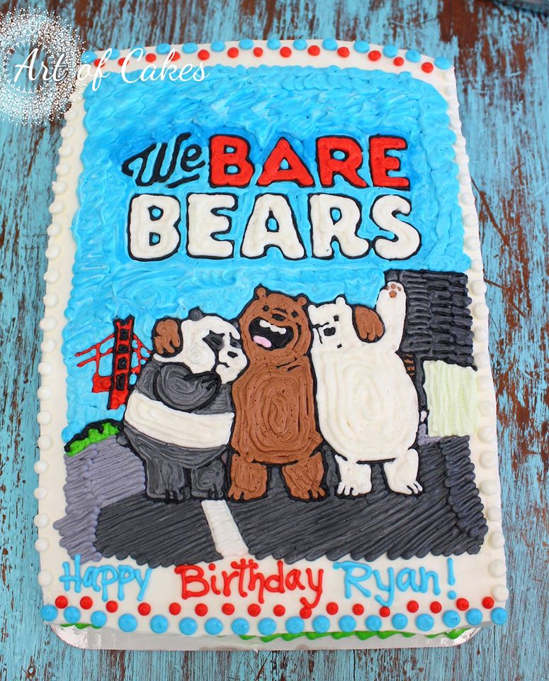 Happy Birthday We Bare Bears Cake Design Browse millions of popular