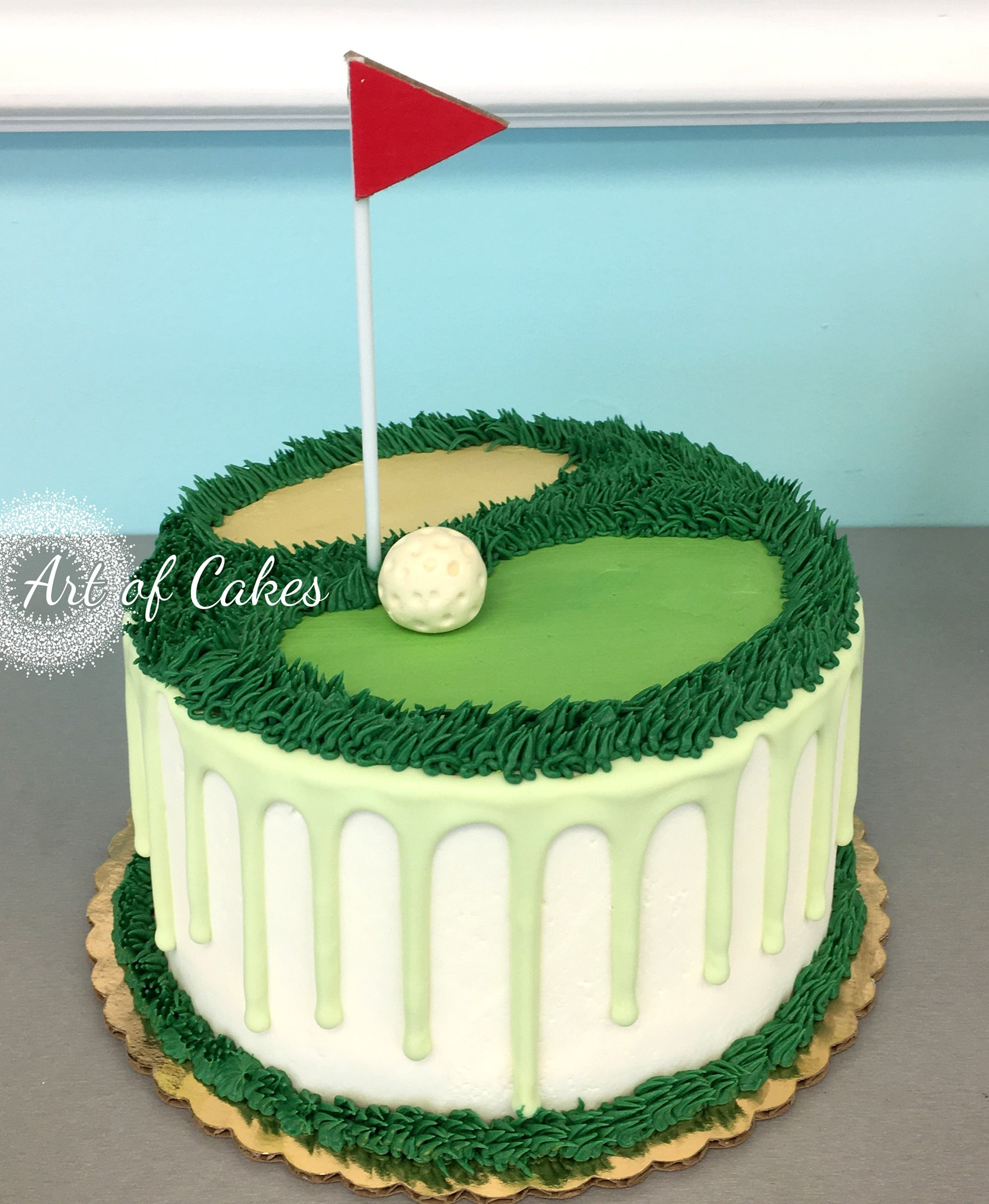 Golf themed Cake Singapore / Golf Cake SG - River Ash Bakery