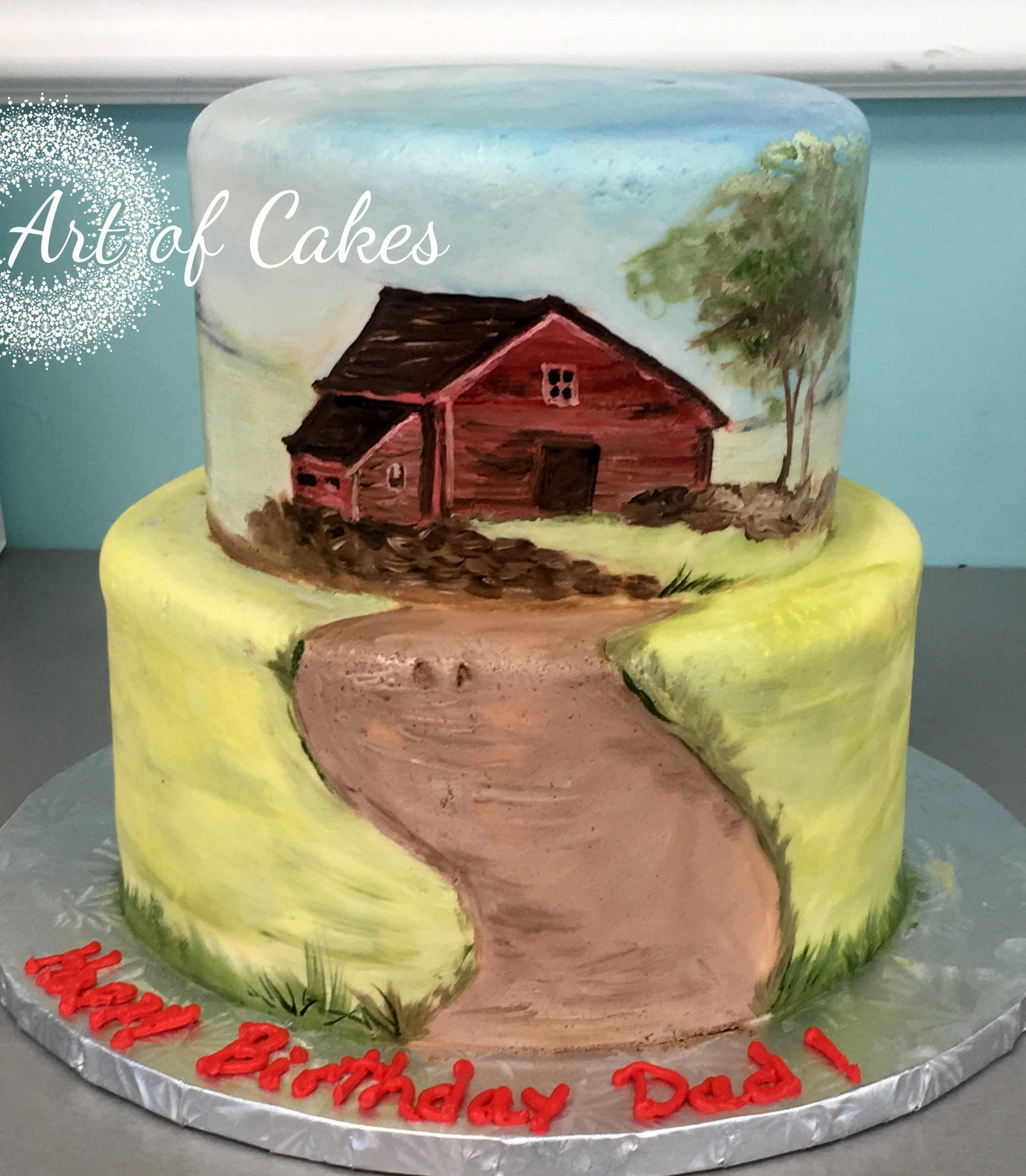 Alaskan Scenery Cake - CakeCentral.com