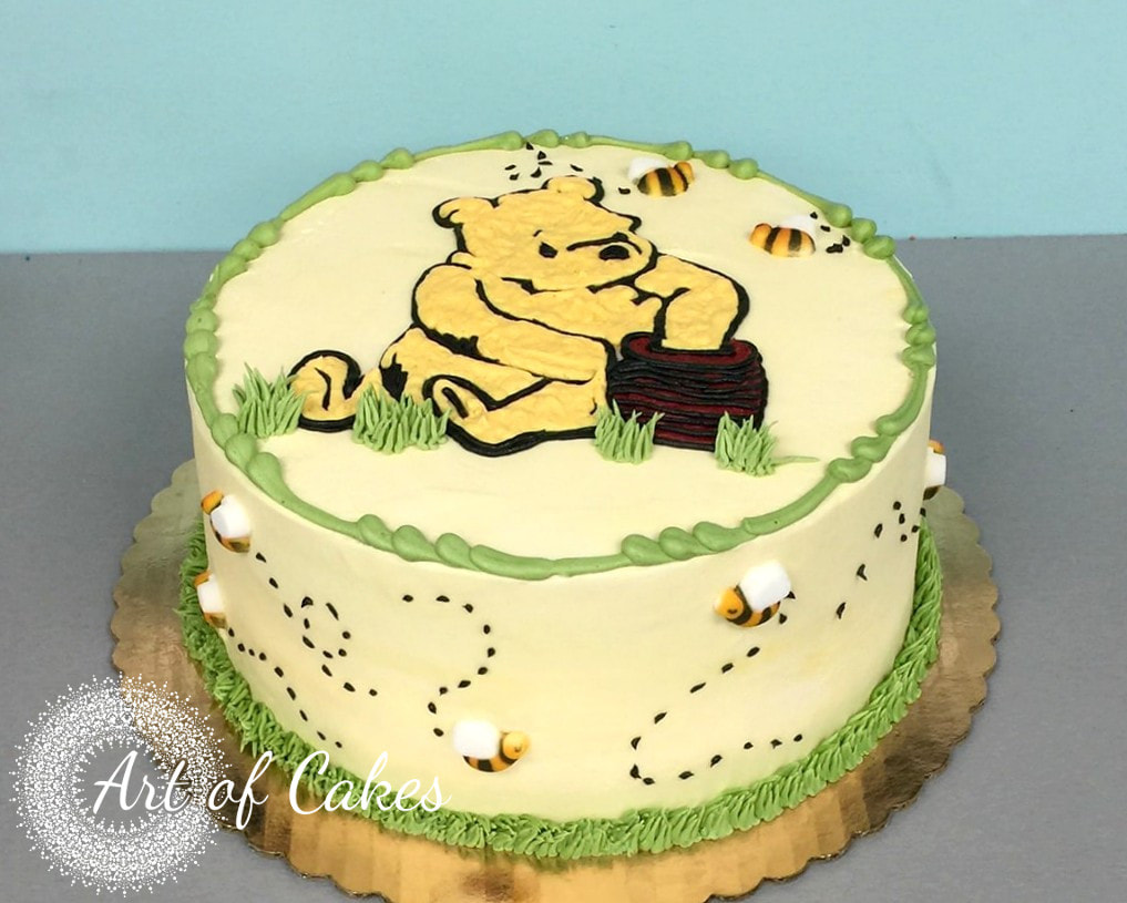 1st birthday cakes for boys winnie the pooh