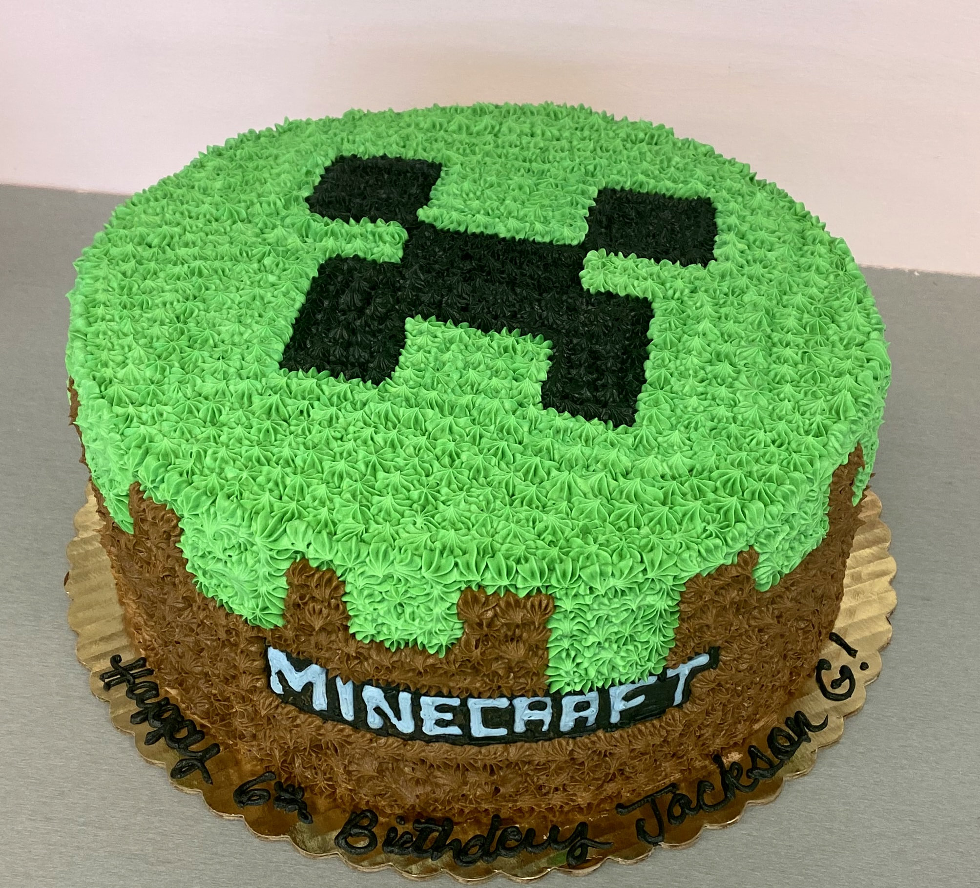 Gâteau Minecraft