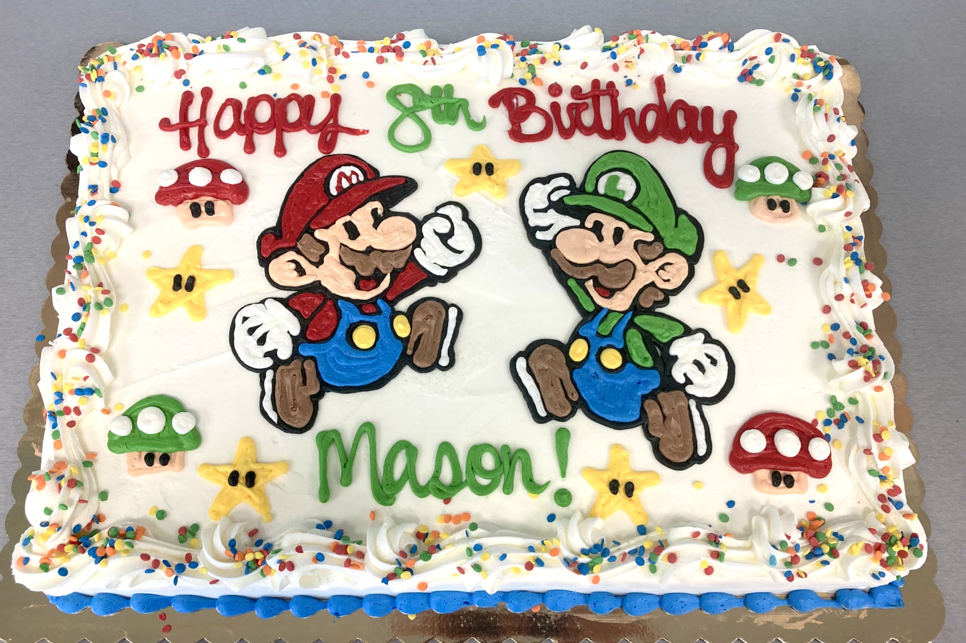 7pcs Acrylic Super Mario Happy Birthday Cake Topper, Mario Bros Smash Cake  Topper, Super Mario Party Supplies for Children - Walmart.com